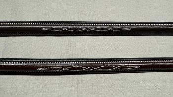 Traditional Fancy Stitch Laced Reins - Image 8