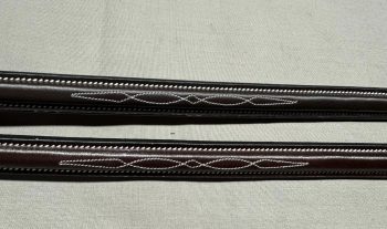 Traditional Fancy Stitch Laced Reins - Image 7