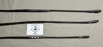 Traditional Fancy Stitch Laced Reins - Image 2